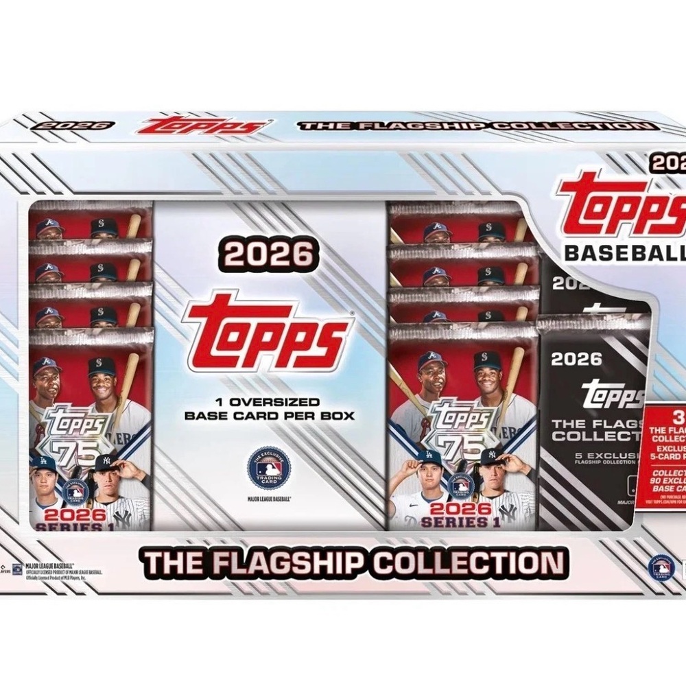 TOPPS 2026 MLB Baseball Series 1 Super Box Flagship Collection (184 cards) NEW